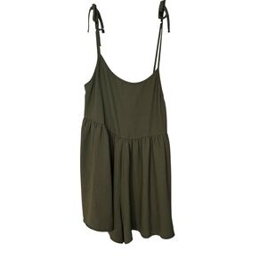 Urban Outfitters Tie-Strap Frock Romper/ XS.